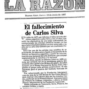La Razon, 1987