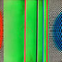 Cauce, acrílico sobre tela, 1968, 80 x 80