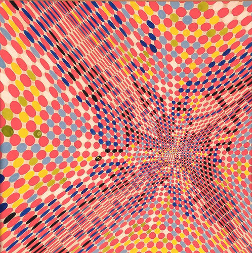 Composición, témpera sobre papel, 1968, 45 x 46 