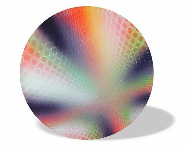 Opus IV, 1977, acrilico sobre aglomerado, 0,90