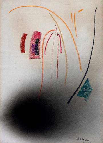 Técnica mixta sobre cartón 70 x 50 cm, 1981