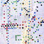 Diagonal, acrílico sobre aglomerado, 1986, 200 x 40