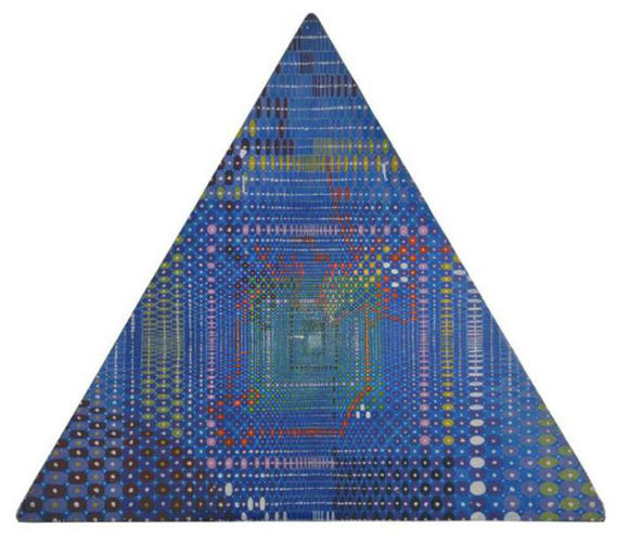 Hipona, acrílico sobre aglomerado, 1974, 1,20 x 1,20