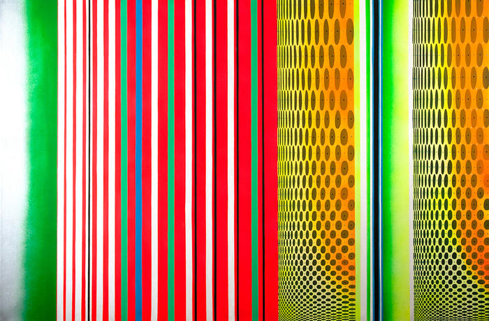 Scores, óleo sobre tela, 1969, 100 x 150